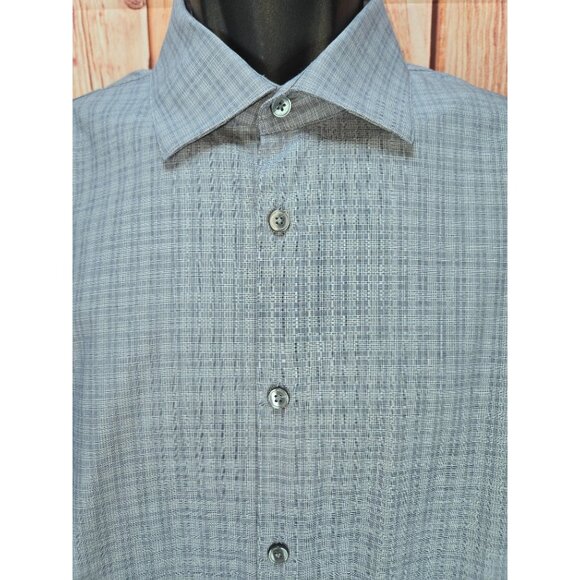 John Varvatos Mens Slim Fit Long Sleeve Dress Shirt 17-36/37 - Picture 3 of 7